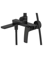 Душевая стойка AZARIO Conda AZ-K2411B черная матовая