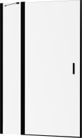 Душевая дверь в нишу RGW Leipzig LE-004-B 1000х1950 профиль черный, стекло прозрачное
