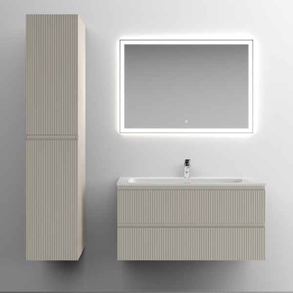 Мебель для ванной комнаты Sancos Snob T 100 см, beige soft