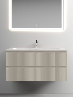 Мебель для ванной комнаты Sancos Snob T 100 см, beige soft