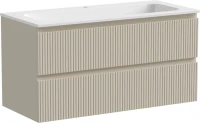 Мебель для ванной комнаты Sancos Snob T 100 см, beige soft