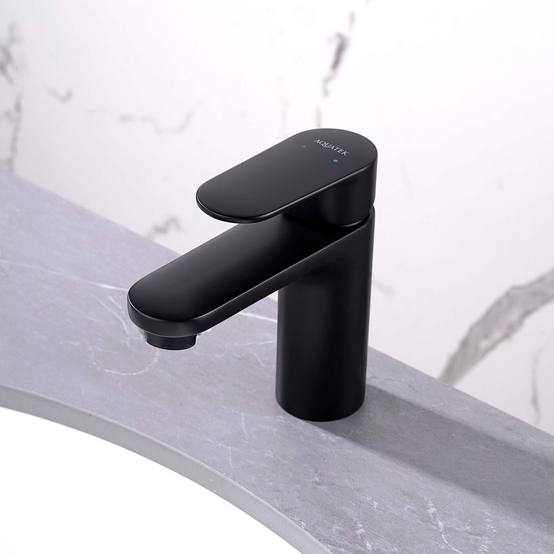 Смеситель для раковины AQUATEK Ника AQ1810MB черный матовый