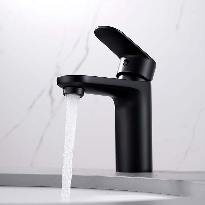 Смеситель для раковины AQUATEK Ника AQ1810MB черный матовый