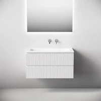 Тумба с раковиной Sancos Snob T 90 подвесная, bianco, раковина СN7019wx