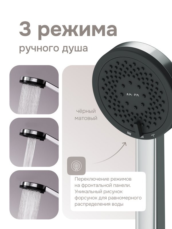 Душевая лейка AM.PM Above F029X000 хром