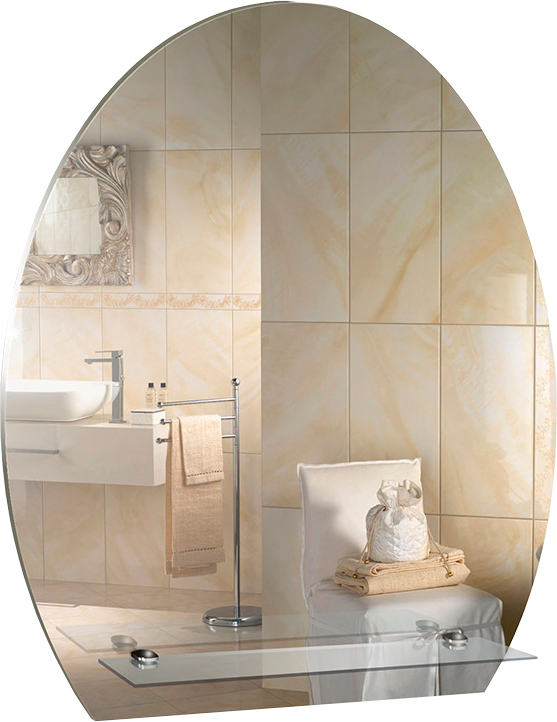 Зеркало Mixline Комфорт Уют 49 с полкой