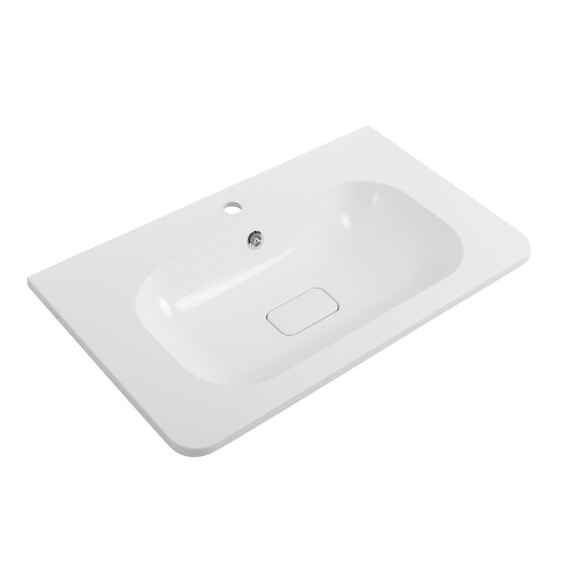 Тумба с раковиной Cezares Relax 80 дуб карамельный, раковина Cezares CZR-800/480-LV-MR-NV