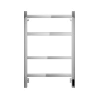 Полотенцесушитель электрический Grota Nosto 530х800 NP EL 80x55 см, подключение справа, слева, скрытое подключение справа, глянцевый хром, лесенка
