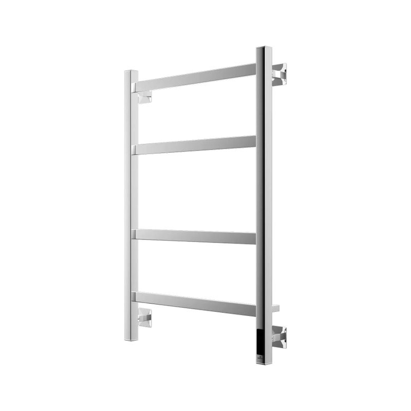 Полотенцесушитель электрический Grota Nosto 530х800 NP EL 80x55 см, подключение справа, слева, скрытое подключение справа, глянцевый хром, лесенка