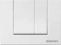 Кнопка смыва Berges Novum S1 белый, глянец
