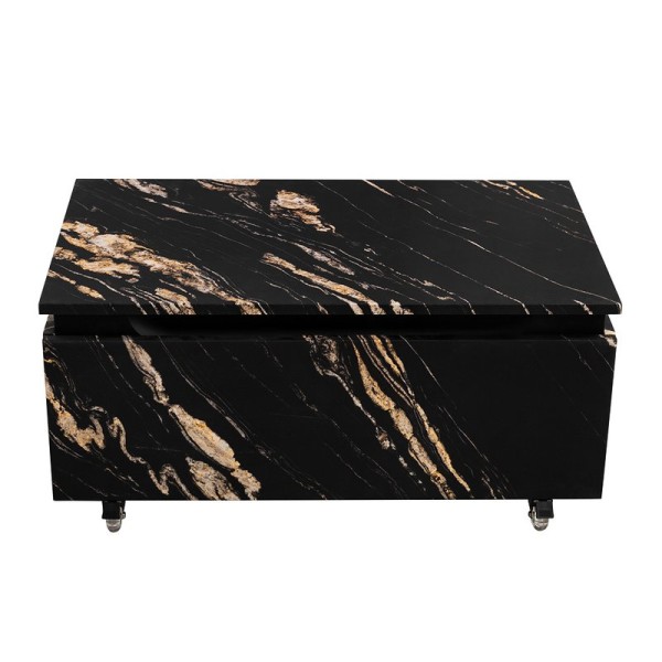 Тумба под раковину Cezares Slider 80 подвесная,1 выкатной ящик, черный фьюжн