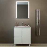 Мебель для ванной комнаты Emmy Вега 70 напольная, белая
