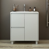 Мебель для ванной комнаты Emmy Вега 70 напольная, белая