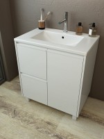 Мебель для ванной комнаты Emmy Вега 70 напольная, белая