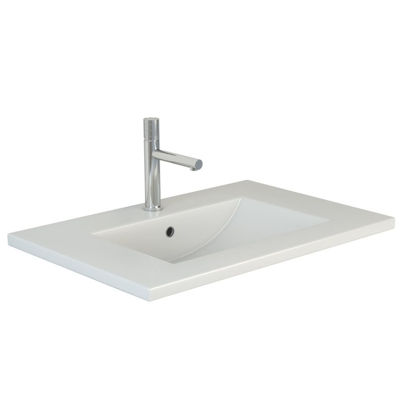 Мебель для ванной комнаты Emmy Вега 70 напольная, белая