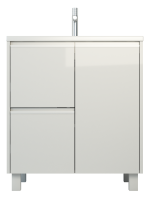 Мебель для ванной комнаты Emmy Вега 70 напольная, белая