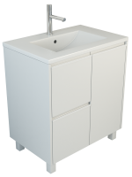 Мебель для ванной комнаты Emmy Вега 70 напольная, белая
