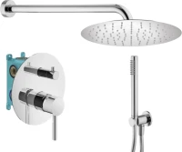 Душевой комплект Plumberia Selection Ixo KITXO18CR С ВНУТРЕННЕЙ ЧАСТЬЮ, хром