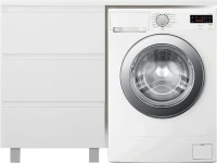 Мебель для ванной комнаты Эстет Dallas Luxe 140 L напольная, 3 ящика, зеркало DIWO Элиста
