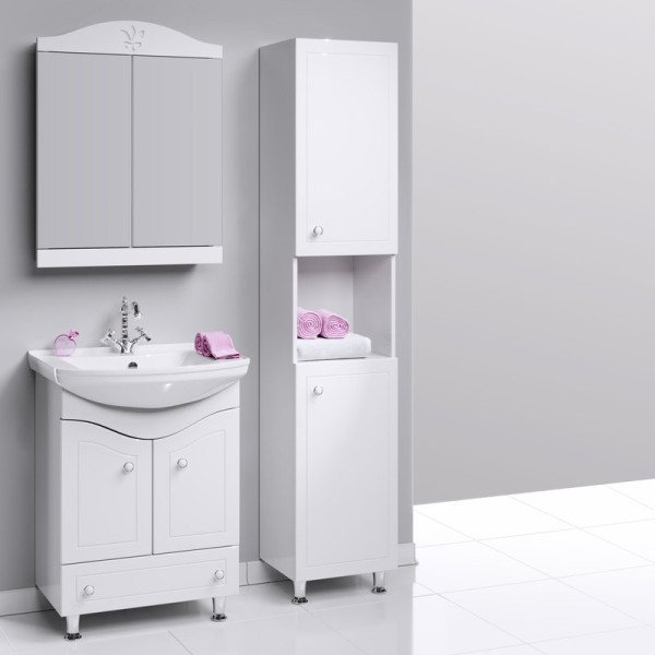 Шкаф пенал для ванной Aqwella Franchesca 40