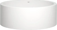 Ванна из искусственного камня Salini Isola S-Sense 200x200 см, отдельностоящая, белая, круглая, с донным клапаном
