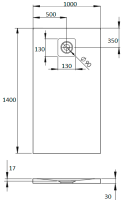 Поддон для душа Radaway Kyntos F 140x100 white, с сифоном