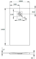 Поддон для душа Radaway Kyntos F 140x100 white, с сифоном Поддон для душа Radaway Kyntos F 140x100 white, с сифоном