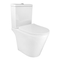 Унитаз-компакт напольный AZARIO Flin AZ-1363C глянцевый белый