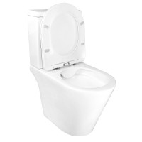 Унитаз-компакт напольный AZARIO Flin AZ-1363C глянцевый белый