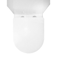 Унитаз-компакт напольный AZARIO Flin AZ-1363C глянцевый белый