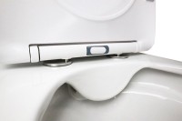 Унитаз-компакт напольный AZARIO Flin AZ-1363C глянцевый белый