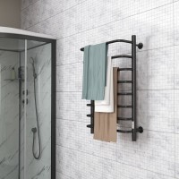 Полотенцесушитель электрический Bauedge M0076 50х80 R черный матовый
