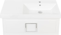 Мебель для ванной комнаты La Fenice Cubo 90 R белая, ручка хром