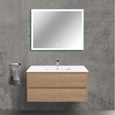 Мебель для ванной комнаты Vincea Gio 100 натуральный дуб