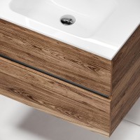 Мебель для ванной комнаты Sancos Urban 70 дуб чарльстон, белая раковина CN7007