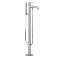 Напольный смеситель для ванны с душем Kludi Nova Fonte 38590N515 брашированный никель PVD