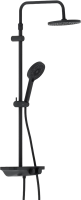 Душевая стойка Damixa Apollo 947730300 черная матовая