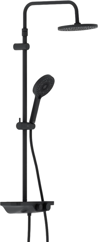 Душевая стойка Damixa Apollo 947730300 черная матовая