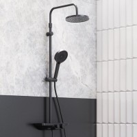 Душевая стойка Damixa Apollo 947730300 черная матовая