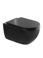 Унитаз подвесной CHARUS Skandenborg EWC700-125B матовый черный Унитаз подвесной CHARUS Skandenborg EWC700-125B матовый черный