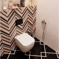 Система инсталляции для унитазов Lavinia Boho RelFix 77010008 4 в 1 с кнопкой смыва, матовый черный
