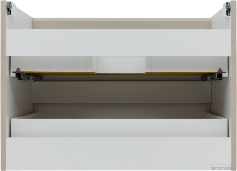 Тумба с раковиной Aquanet Вега 2.0 70 подвесная, бежевая матовая