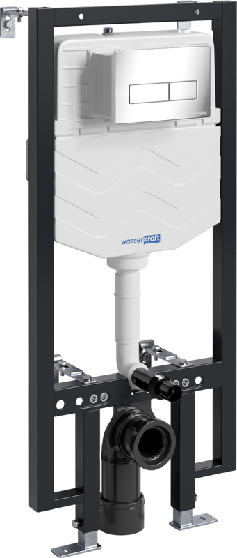 Система инсталляции для унитазов Wasserkraft Vils 56TLT.010.ME.CH03 с кнопкой смыва хром