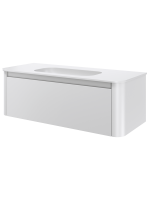 Тумба под раковину без столешницы Armadi Art Voi 120 подвесная, matt white