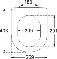 Унитаз подвесной Villeroy & Boch Subway 2.0 5614A101 + Крышка-сиденье Villeroy & Boch Subway 2.0 9M68 S101 с микролифтом, петли хром