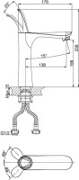 Смеситель для раковины D&K Baciano DA1032659