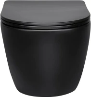 Унитаз подвесной Vincea Globo VT1-14SMB черный Унитаз подвесной Vincea Globo VT1-14SMB черный