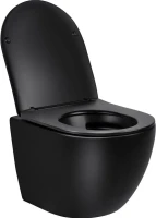 Унитаз подвесной Vincea Globo VT1-14SMB черный Унитаз подвесной Vincea Globo VT1-14SMB черный