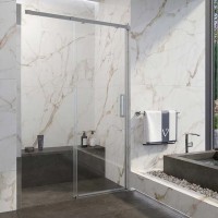 Душевая дверь в нишу Veconi Vianno VN-71 120 см,  профиль хром