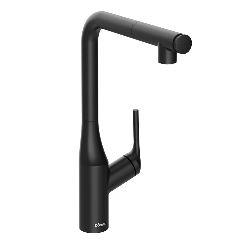 Смеситель для кухни Domaci Римини D569218BK черный